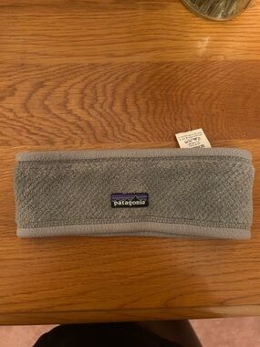 Patagonia Light Gray Fleece Headband